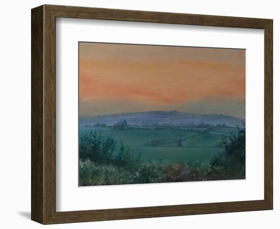 The View, 2022 (Oil on Canvas)-Antonia Myatt-Framed Giclee Print