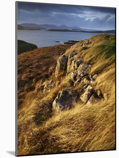 The View across Loch Bracadale and Towards Macleods Tables from Ardtreck Point, Isle of Skye, Inner-Jon Gibbs-Mounted Photographic Print