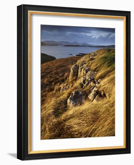 The View across Loch Bracadale and Towards Macleods Tables from Ardtreck Point, Isle of Skye, Inner-Jon Gibbs-Framed Photographic Print