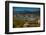 The View from Mehrangarh Fort of the Blue Rooftops in Jodhpur, the Blue City, Rajasthan-Laura Grier-Framed Photographic Print