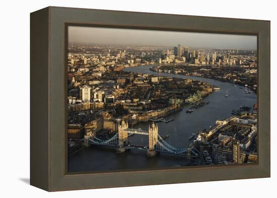 The View from the Shard, London, England, United Kingdom, Europe-Ben Pipe-Framed Premier Image Canvas