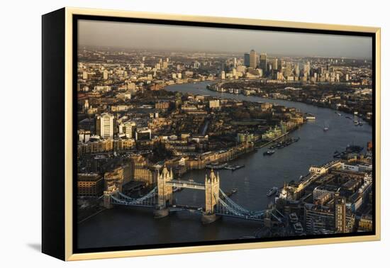 The View from the Shard, London, England, United Kingdom, Europe-Ben Pipe-Framed Premier Image Canvas