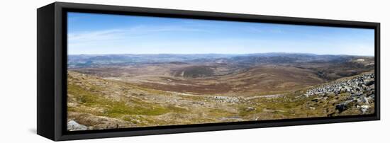 The View from the Top of Glen Tromie in the Cairngorms National Park, Scotland, United Kingdom-Alex Treadway-Framed Premier Image Canvas