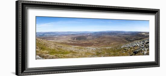 The View from the Top of Glen Tromie in the Cairngorms National Park, Scotland, United Kingdom-Alex Treadway-Framed Photographic Print