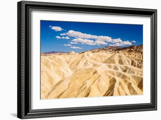 The View from Zabriskie Point in Death Valley National Park, California-Jordana Meilleur-Framed Photographic Print