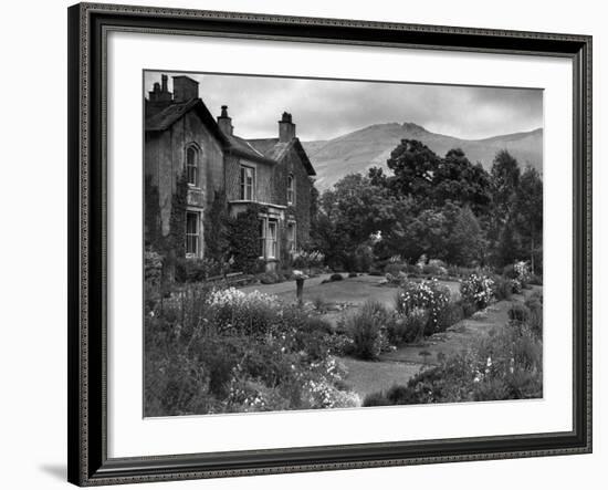 The View of Grassmere from a Manor House in the Valley Below, July 1949-null-Framed Photographic Print