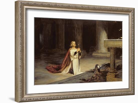 The Vigil, 1884-John Pettie-Framed Giclee Print