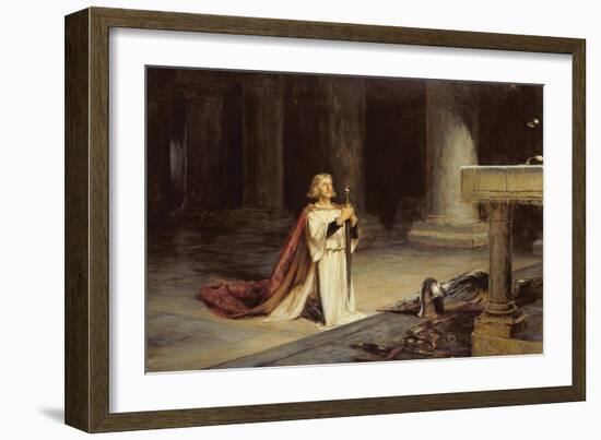 The Vigil, 1884-John Pettie-Framed Giclee Print