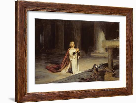 The Vigil, 1884-John Pettie-Framed Giclee Print