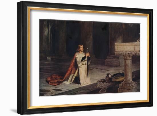 The Vigil, c1884, (1938)-John Pettie-Framed Giclee Print