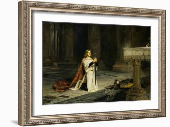 The Vigil-John Pettie-Framed Giclee Print