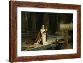 The Vigil-John Pettie-Framed Giclee Print