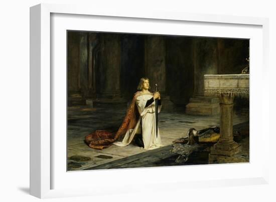 The Vigil-John Pettie-Framed Giclee Print