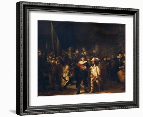 The Vigil-Rembrandt van Rijn-Framed Giclee Print