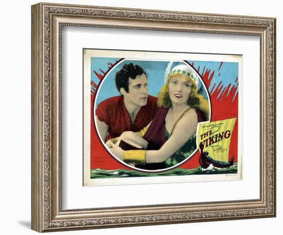 The Viking, from Left, Leroy Mason, Pauline Starke, 1928-null-Framed Premium Giclee Print