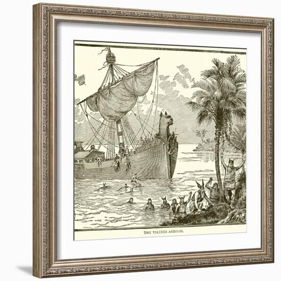 The Vikings Abroad-null-Framed Giclee Print