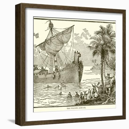 The Vikings Abroad-null-Framed Giclee Print