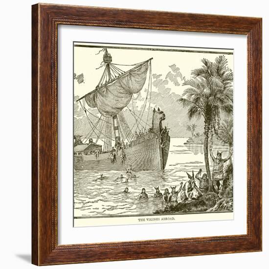 The Vikings Abroad-null-Framed Giclee Print