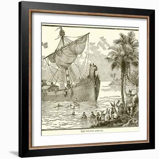 The Vikings Abroad-null-Framed Giclee Print