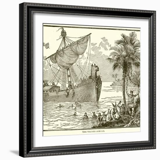 The Vikings Abroad-null-Framed Giclee Print