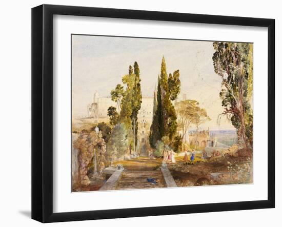 The Villa d'Este, 19th Century-Samuel Palmer-Framed Giclee Print