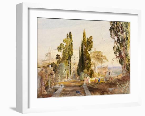 The Villa d'Este, 19th Century-Samuel Palmer-Framed Giclee Print