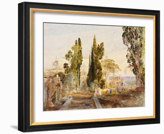 The Villa d'Este, 19th Century-Samuel Palmer-Framed Giclee Print