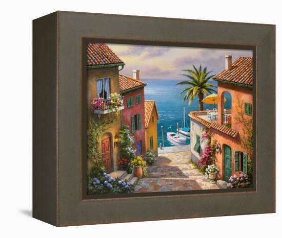 The Villa’s Private Dock-Sung Kim-Framed Stretched Canvas