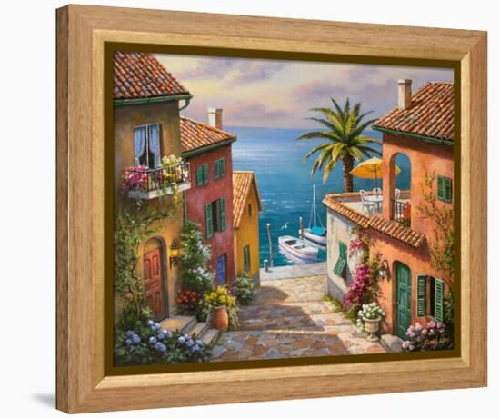 The Villa’s Private Dock-Sung Kim-Framed Stretched Canvas