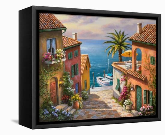 The Villa’s Private Dock-Sung Kim-Framed Stretched Canvas