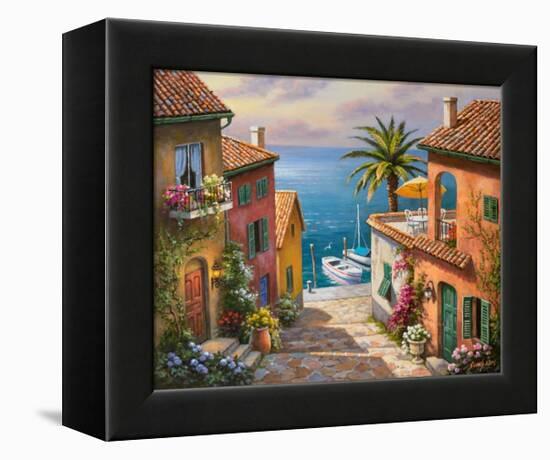 The Villa’s Private Dock-Sung Kim-Framed Stretched Canvas