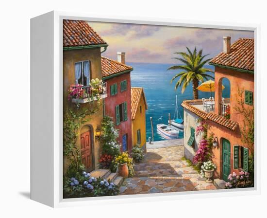 The Villa’s Private Dock-Sung Kim-Framed Stretched Canvas