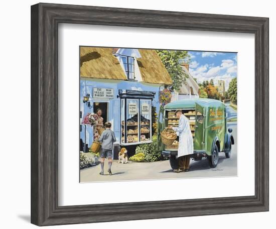 The Village Bakery-Trevor Mitchell-Framed Giclee Print