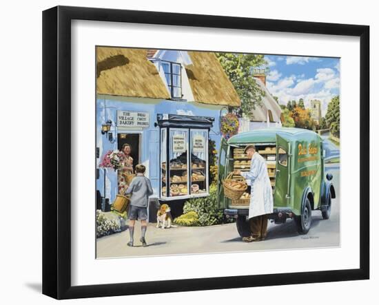 The Village Bakery-Trevor Mitchell-Framed Giclee Print