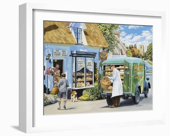 The Village Bakery-Trevor Mitchell-Framed Giclee Print