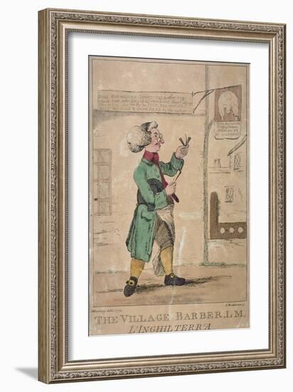 The Village Barber, 1772-James Bretherton-Framed Giclee Print