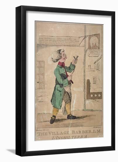 The Village Barber, 1772-James Bretherton-Framed Giclee Print