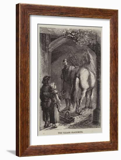 The Village Blacksmith-Harrison William Weir-Framed Giclee Print