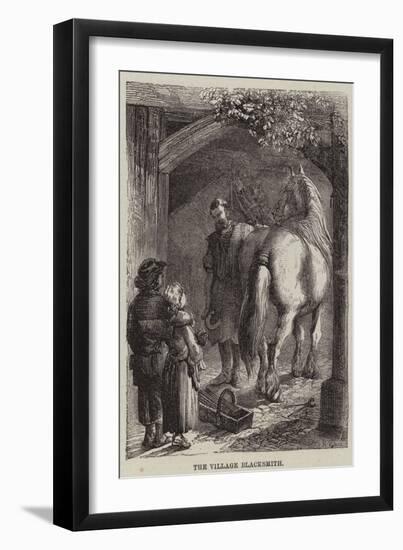 The Village Blacksmith-Harrison William Weir-Framed Giclee Print