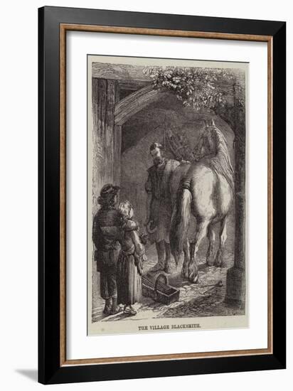 The Village Blacksmith-Harrison William Weir-Framed Giclee Print