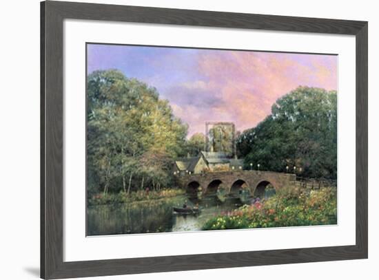 The Village Bridge-Alexander Sheridan-Framed Art Print