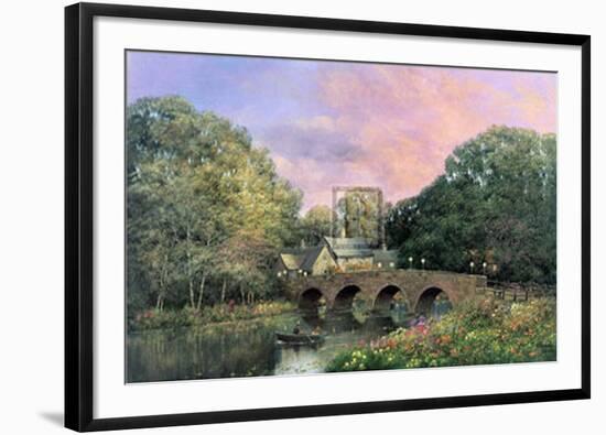 The Village Bridge-Alexander Sheridan-Framed Art Print