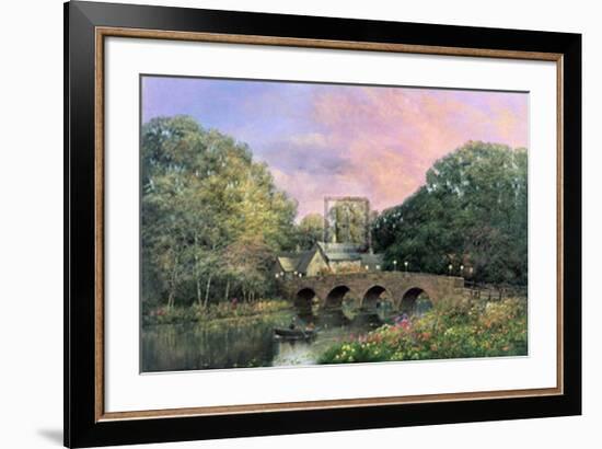 The Village Bridge-Alexander Sheridan-Framed Art Print