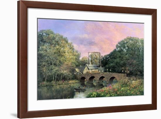 The Village Bridge-Alexander Sheridan-Framed Art Print