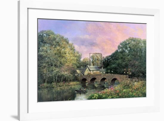 The Village Bridge-Alexander Sheridan-Framed Art Print