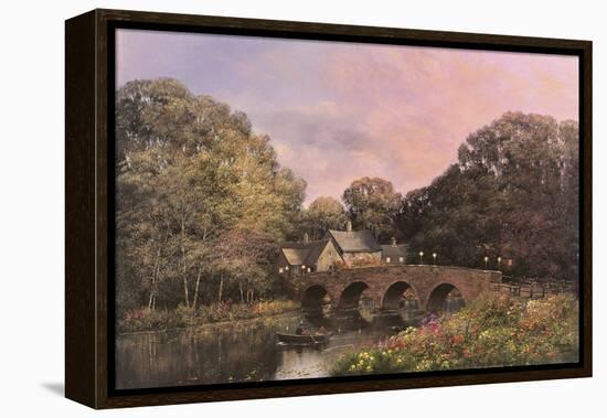 The Village Bridge-Alexander Sheridan-Framed Stretched Canvas