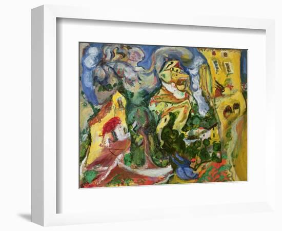 The Village, C. 1923-Chaim Soutine-Framed Giclee Print