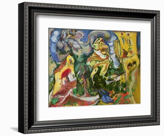 The Village, C. 1923-Chaim Soutine-Framed Giclee Print