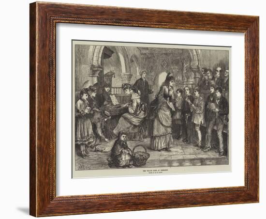 The Village Choir at Rehearsal-Matthew White Ridley-Framed Giclee Print