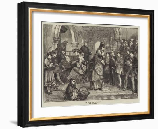 The Village Choir at Rehearsal-Matthew White Ridley-Framed Giclee Print